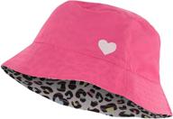 🧢 double reversible bucket girls packable boys' hats & caps: trendy accessories on the go logo
