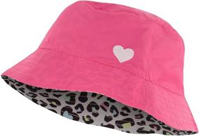 img 4 attached to 🧢 Double Reversible Bucket Girls Packable Boys' Hats & Caps: Trendy Accessories on the Go