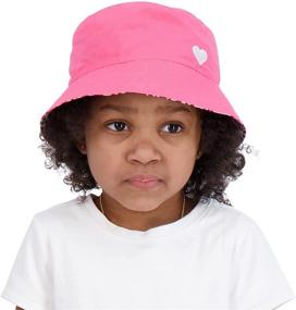 img 2 attached to 🧢 Double Reversible Bucket Girls Packable Boys' Hats & Caps: Trendy Accessories on the Go