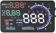 🚗 obd ii автомобильный hud головное отображение - a8 5,5'' авто лобовое отражающее стекло с индикацией скорости логотип