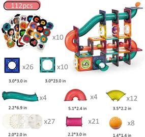 img 2 attached to Dayeto Magnetic Building Set: Engaging Educational Toy for Toddlers