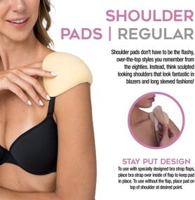 img 1 attached to 👗 The Natural Women's Slim Shoulder Pad: Enhancing Comfort and Style