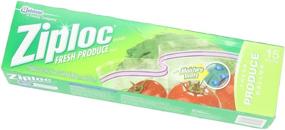 img 1 attached to Convenient Ziploc Fresh Produce Bags, 15-Count(Pack of 3): Keep Your Fruits and Veggies Fresh!