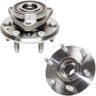 🔧 detroit axle: chevy traverse acadia outlook enclave wheel hub & bearing assembly (abs models) - 2pc set logo