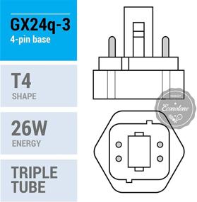 img 2 attached to 💡 Efficient Pack PL26W 3U 5000K Fluorescent: Brighten Your Space with Incredible Illumination