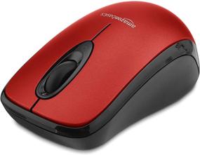 img 3 attached to 🖱️ Red Amazon Basics Wireless Mouse with USB Nano Receiver