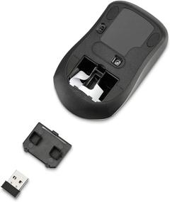 img 1 attached to 🖱️ Red Amazon Basics Wireless Mouse with USB Nano Receiver