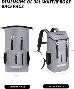 img 2 attached to Experience Ultimate Waterproof Protection with IDRYBAG's 30L Dry Bag Backpack