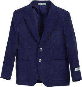 img 1 attached to Gioberti Corduroy Blazer Jacket Camel Boys' Clothing and Suits & Sport Coats