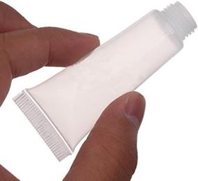 img 1 attached to 🧴 Convenient Refillable Plastic Travel Bottles for Shampoo and Cleanser: Must-Have Travel Accessories