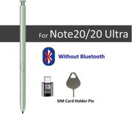 🖊️ green stylus pen replacement for samsung galaxy note 20,note 20 ultra 5g - s pen+type-c adapter+tips/nibs+eject pin logo