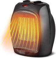 🔥 efficient indoor heating with black+decker's desktop ceramic electric space heater, 1500w, perfect for small spaces logo