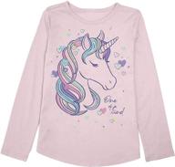 unicorn one of a kind graphic tee for toddler girls, 2t-5t by jumping beans logo