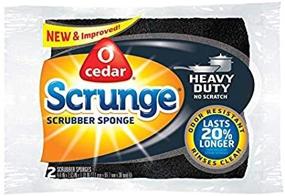 img 4 attached to O Cedar Scrunge Sponge Hd 2Pk