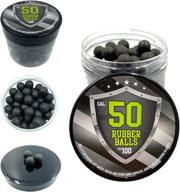100 x high-quality 50 caliber reusable rubber paintballs for marker pistols - ideal for ram shooting training & self-defense logo