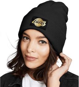 img 2 attached to 🧢 Stay stylish and warm with Univeins Black Watch Slouchy Beanie Hat - Perfect for Street Dancing and Los