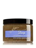 🛀 luxurious bath and body works aromatherapy lavender vanilla sugar scrub - 13 oz bliss for your skin logo