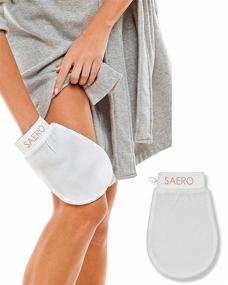 img 4 attached to 🧤 SAERO Korean Exfoliating Mitt Scrubber Gloves: Intensive Plant-Based Detox for Face, Body, Bikini Area - Ideal for Men and Women