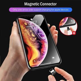 img 1 attached to Magnetic Dock Charging Station: Powerful Desktop Charger for iOS and Android Devices – Compatible with iPhone Xs max X 11 12, Android Phones (Type C/Micro USB), Not for Thick Cases