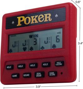 img 3 attached to Game-changer: Unleash Your Inner High Roller with Trademark Global Electronic Handheld Poker