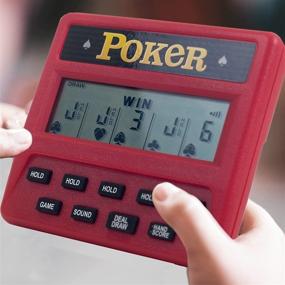 img 1 attached to Game-changer: Unleash Your Inner High Roller with Trademark Global Electronic Handheld Poker