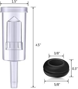 img 2 attached to Fermentation Airlock Kit: 20 Silicone Grommets + 6 Plastic Airlocks for Preserving, Brewing, Wine Making, Sauerkraut Fermenting, Kimchi