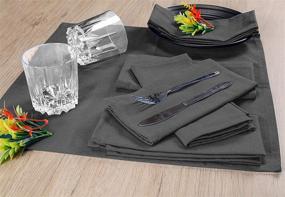 img 1 attached to Efficient and Durable Native Fab Napkins for Superior Restaurant Absorbency