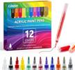 cuhioy acrylic markers painting water based logo
