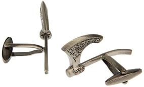 img 2 attached to 🔧 MRCUFF Broadaxe Cufflinks: Enhance your Presentation with Professional Polishing