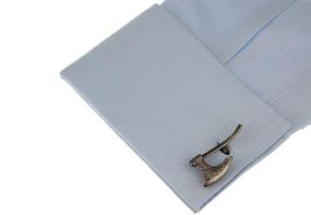 img 1 attached to 🔧 MRCUFF Broadaxe Cufflinks: Enhance your Presentation with Professional Polishing