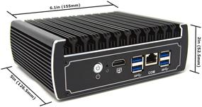 img 1 attached to 🔒 Enhanced Security Firewall Micro Appliance/Mini PC - Protectli Vault 6 Port, Intel Dual Core i3, AES-NI, Barebone