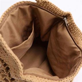 img 1 attached to Ethnic Canvas Handbag Capacity Shoulder Women's Handbags & Wallets