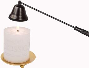 img 1 attached to 🕯️ ZOOYOO Candle Snuffer Accessory: Safely Extinguish Candle Flames with C014 Black Snuffer
