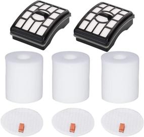 img 4 attached to 🔍 HIFROM HEPA Filter Foam and Felt Filter Kit Replacement for Shark Rotator Pro Lift-Away NV500 NV501 NV505 NV552 UV560, XHF500 XFF500 Compatible Filters