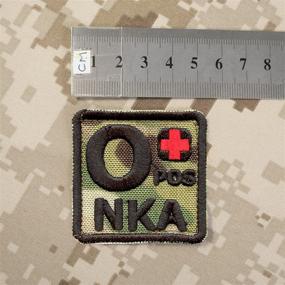 img 2 attached to LEGEEON Multicam Blood Embroidered Fastener
