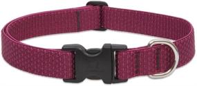 img 3 attached to 🐶 LupinePet Eco 1" Berry Dog Collar: Perfect for Medium to Large Dogs