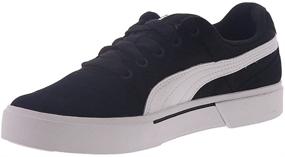 img 1 attached to PUMA C Rey Sneaker Black High Unisex Boys' Shoes in Sneakers