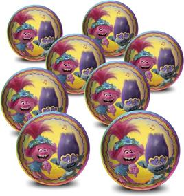 img 1 attached to 🎉 Hedstrom Trolls Playball Party Pack - 8 Large Balls (9-Inch) for Ultimate Fun!