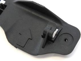 img 1 attached to Nissan Altima Hood Prop Support Clamp Rod Retainer Clip - Compatible with 2002-2006 Models - Black, Brand New