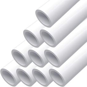 img 4 attached to 10 Pack of Sch. 40 Furniture Grade White PVC Pipes, 🔩 1 Inch, Perfect for DIY Projects in Homes, Gardens, Greenhouses, Farms, and Workshops