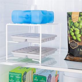 img 3 attached to Organize Your Freezer with the Better Houseware 1495 Ice Tray Holder, White