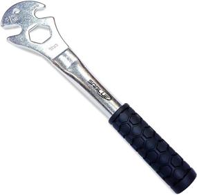 img 2 attached to SABLUE Bike Pedal Multi Wrench - Heavy-Duty Spanner Repair Tool | 15mm, 24mm, 9/16&#34;(14mm) | Long Hand Comfortable Grip and Energy-saving | 01X-Wrench