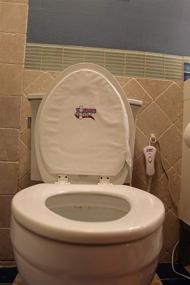 img 1 attached to 🚽 Toastie Tush Round Toilet Seat Warmer: Stay Cozy in the Bathroom!