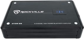 img 1 attached to 🔊 Rockville Atom 8B 8-Channel 3500W Marine/Boat Amplifier Amp with Bluetooth