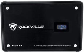 img 3 attached to 🔊 Rockville Atom 8B 8-Channel 3500W Marine/Boat Amplifier Amp with Bluetooth