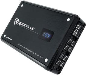 img 2 attached to 🔊 Rockville Atom 8B 8-Channel 3500W Marine/Boat Amplifier Amp with Bluetooth