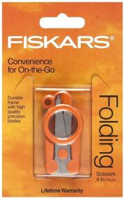 img 1 attached to 🔪 Fiskars Travel Folding Scissors (2 Pack): Compact and Portable Cutters for On-the-Go Convenience