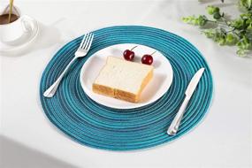 img 1 attached to 🍽️ Peking Placemats: Heat Resistant Non-Slip Food Service Equipment & Supplies for Tabletop & Serveware