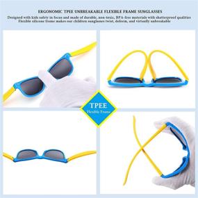 img 1 attached to Polarized Sunglasses Unbreakable Flexible Protection