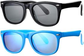img 4 attached to Polarized Sunglasses Unbreakable Flexible Protection